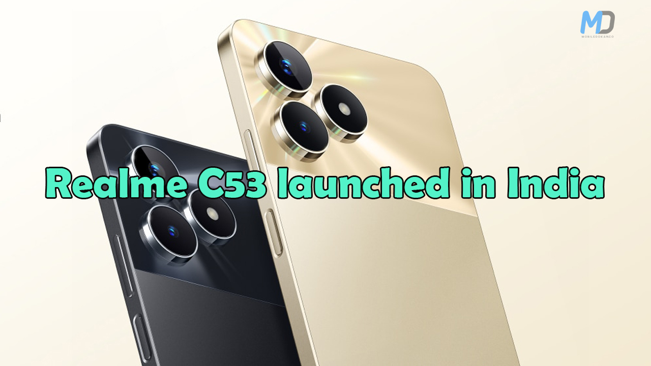 Realme C53 launched in India with a 108MP camera and new design: check the price, and availability here