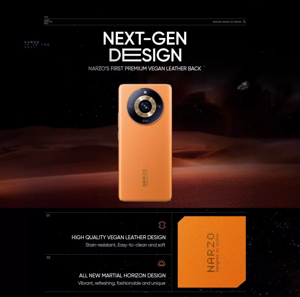 Realme Narzo 60 Pro next-gen design quality