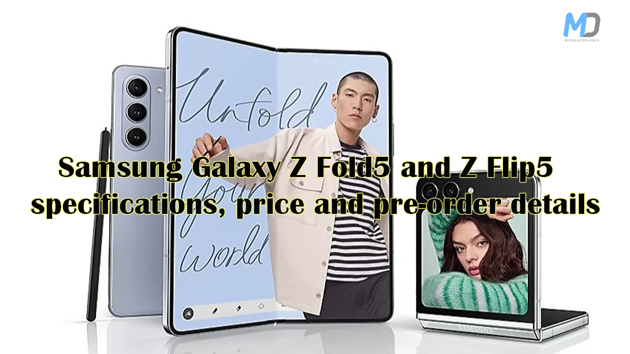 Samsung Galaxy Z Flip5 and Z Fold5 Specifications, price, and pre-order details