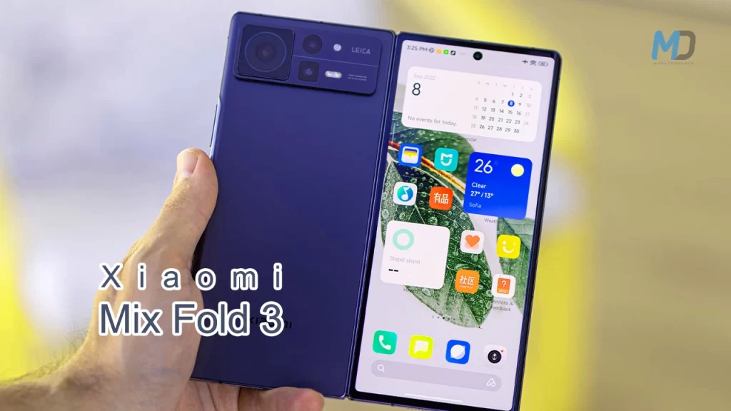 Xiaomi Mix Fold 3 comes with Leica cameras