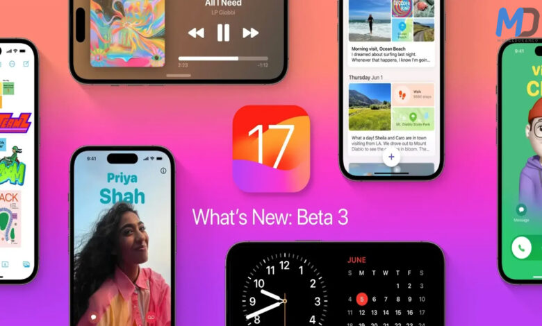 iOS 17 Beta 3 update released with some exciting features