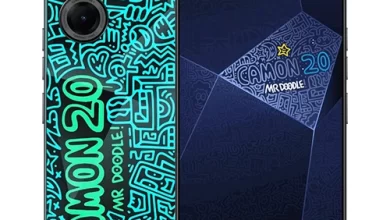 Tecno Camon 20 Pro 5G Mr Doodle Edition Night