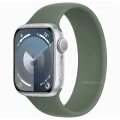 Apple Watch Series 9 Aluminum Silver Rubber Cypress