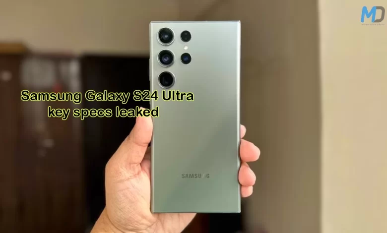 Galaxy S24 Ultra key specs leaked including a titanium body, chipset, and optimized camera