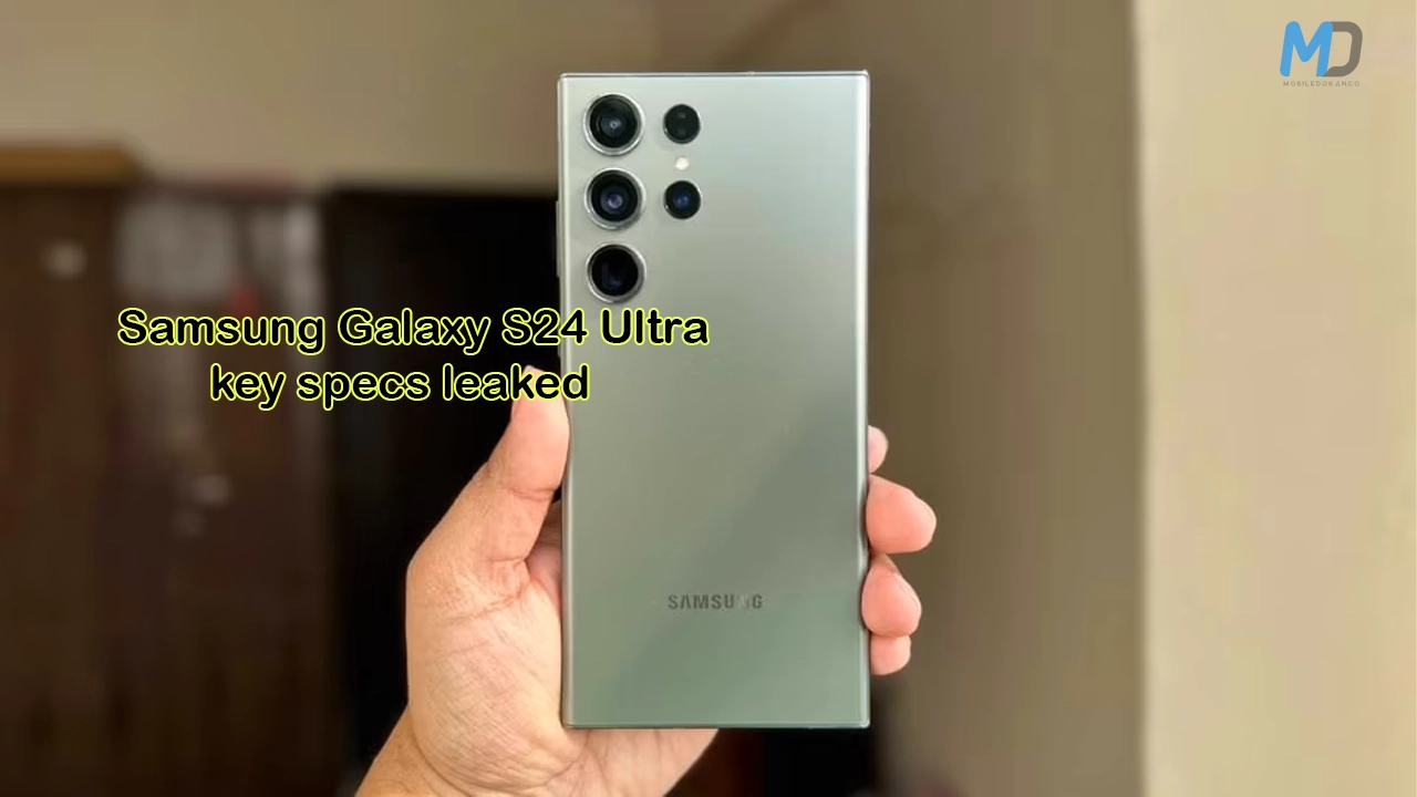 Galaxy S24 Ultra key specs leaked including a titanium body, chipset, and optimized camera