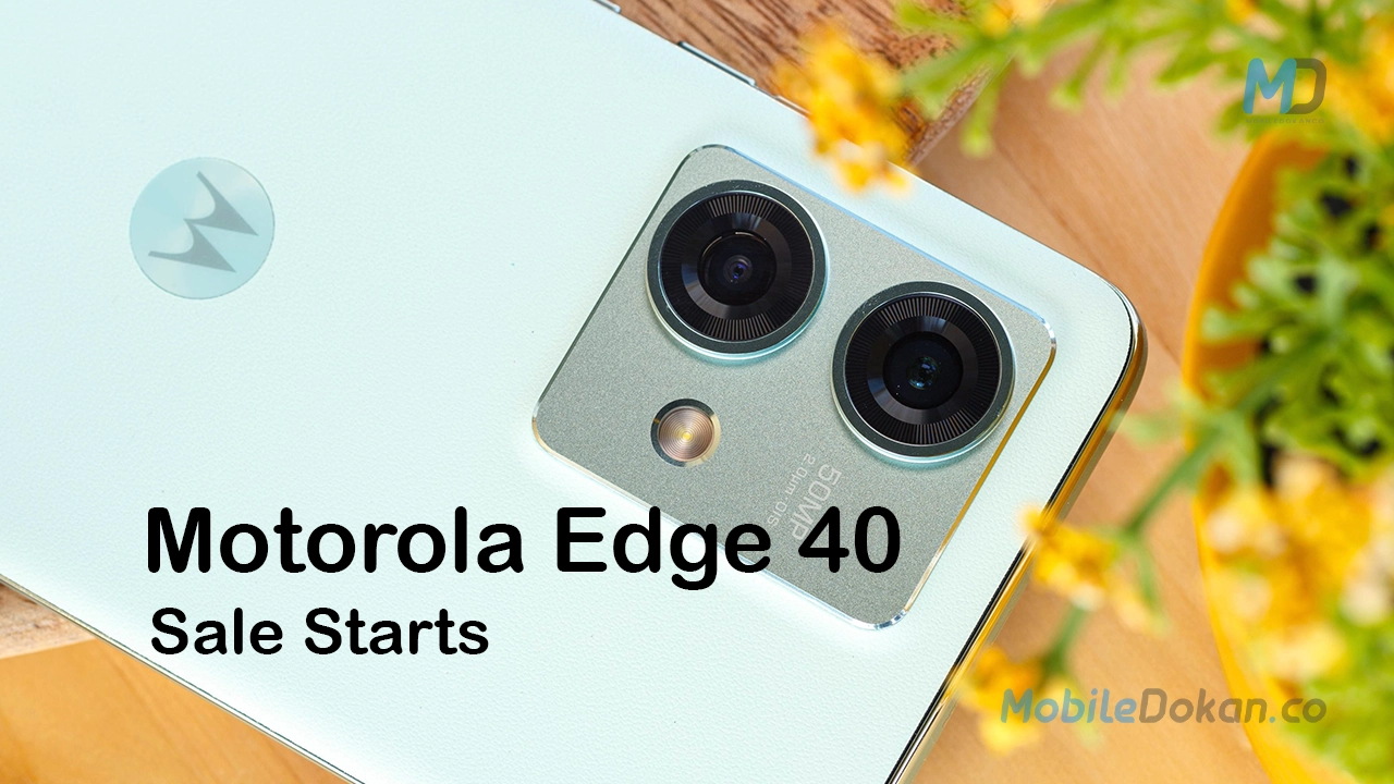 Motorola Edge 40 sale starts in India today