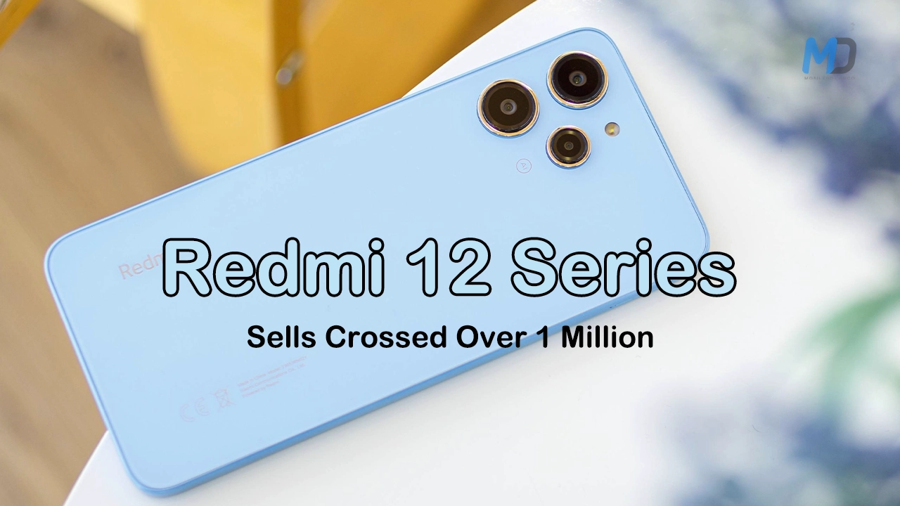 Redmi 12 series cross 1 million Sells in India in previous month