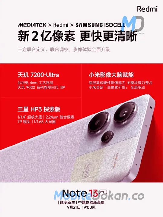 Redmi Note 13 Pro+ poster image