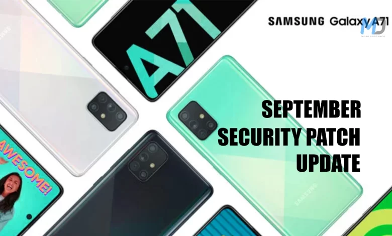 Samsung Galaxy A71 gets September security patch Update
