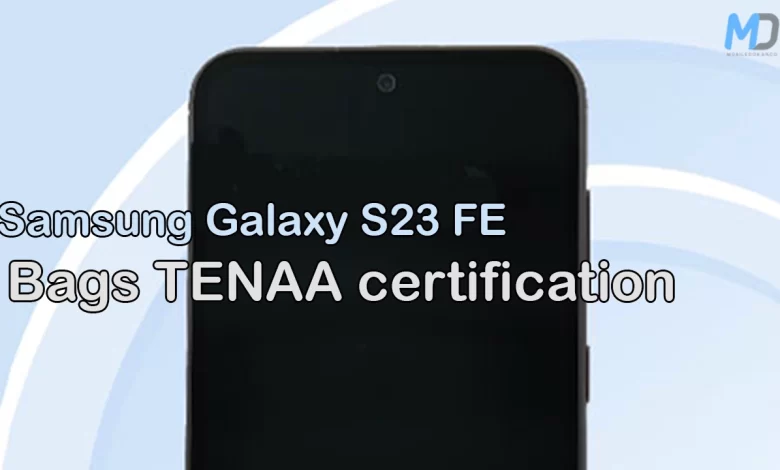 Samsung Galaxy S23 FE TENAA certification revealed some specs and images