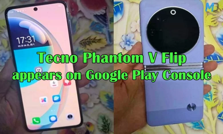 Tecno Phantom V Flip Google Play Console listings revealed some key specs