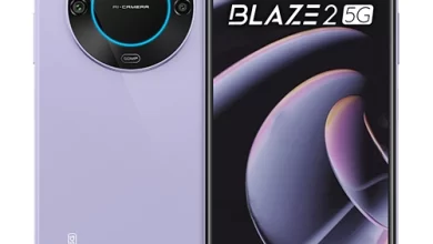 Lava Blaze 2 5G Glass Lavender