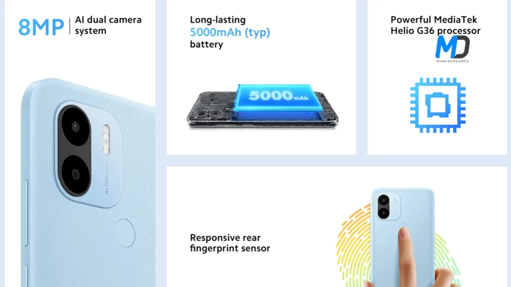 Redmi A2 Plus Officially Launched in Bangladesh features