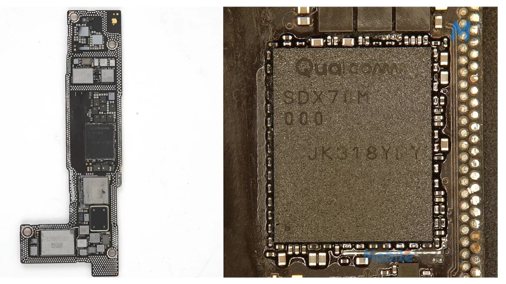 iPhone 15 teardown leaks a new Snapdragon X70 5G modem image