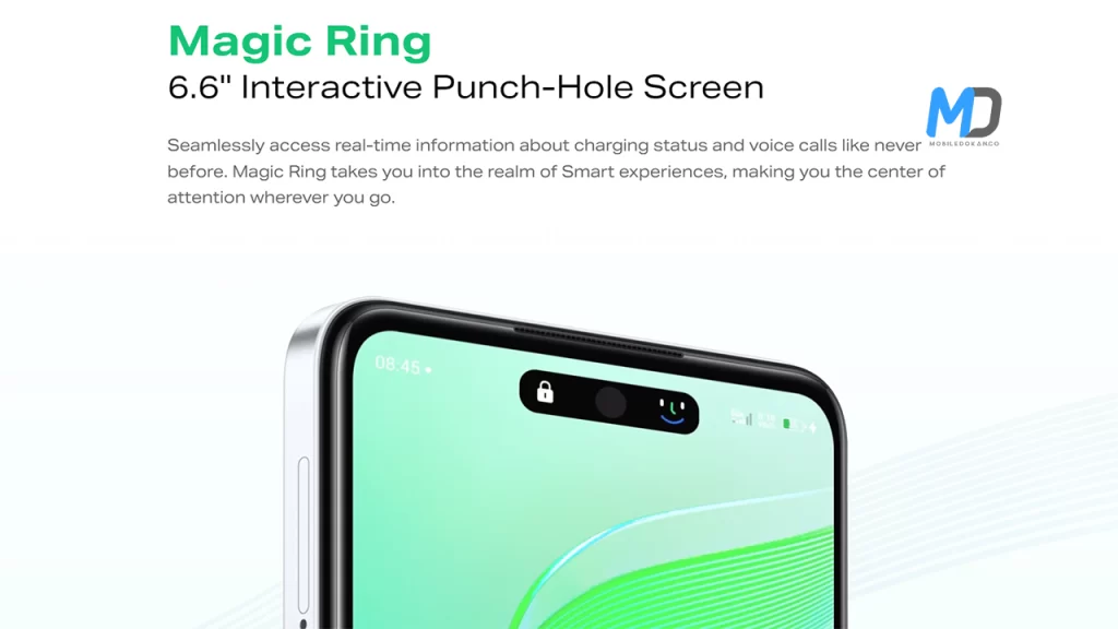 Infinix Smart 8 Punch Hole Display