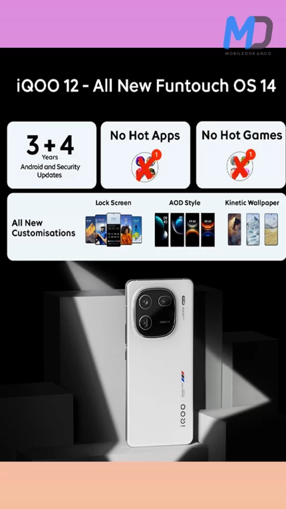 iQOO 12 Funtouch OS  14 features