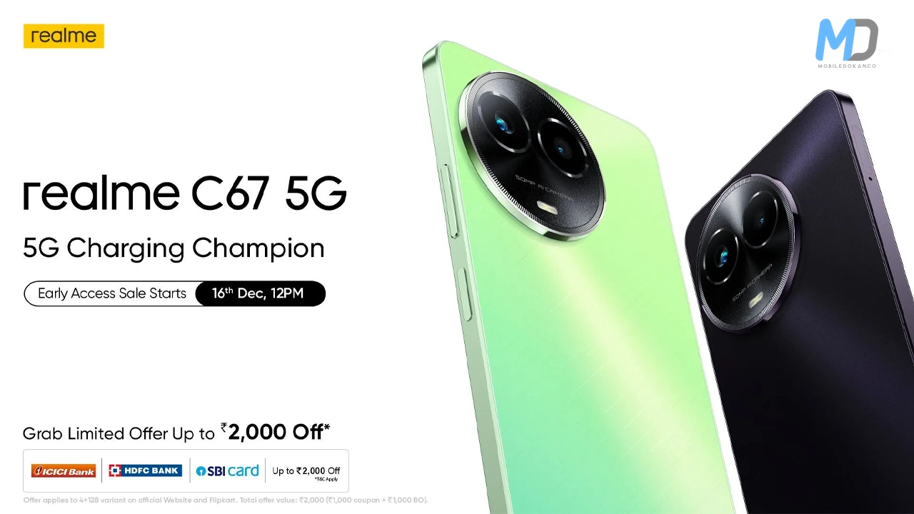 Budget Friendly Realme C67 5G launched in India