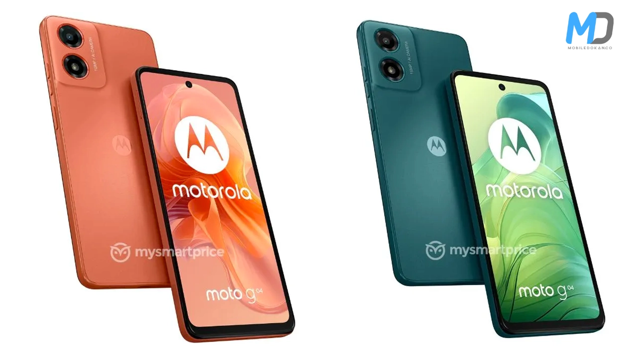 Motorola Moto G04 leaked renders and Moto G24 360-degree videos
