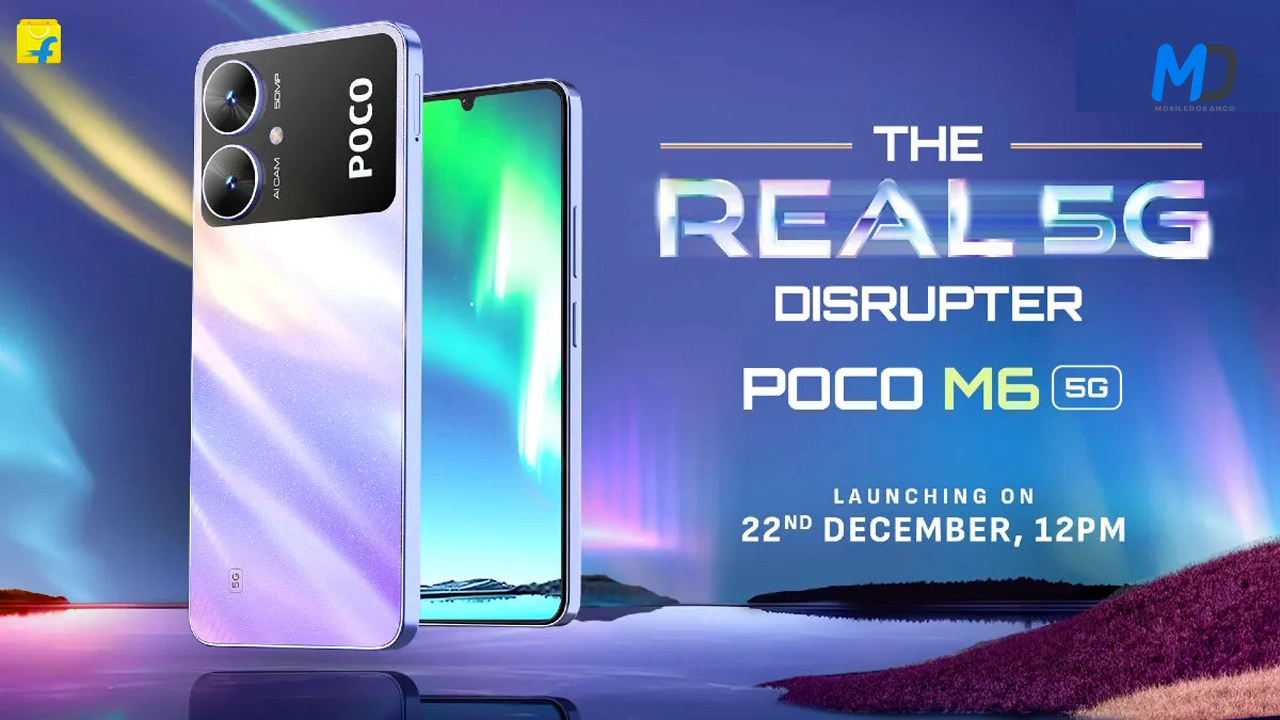 Poco M6 5G sale will begin on December 22 in India