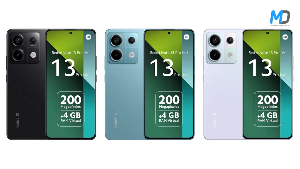 Redmi Note 13 Pro 5G renders