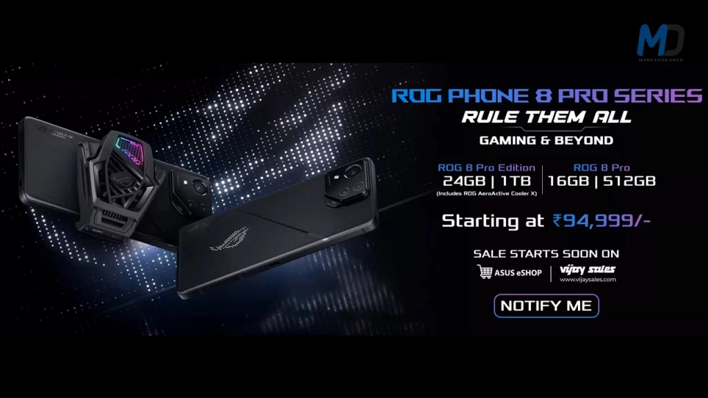 Asus ROG Phone 8 Pro Indian Price