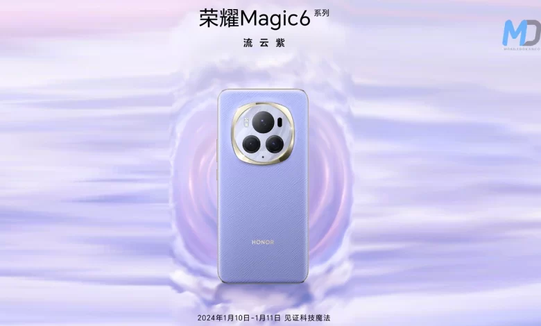 New leak reveals Honor Magic6 Pro in Purple a week ahead of launch