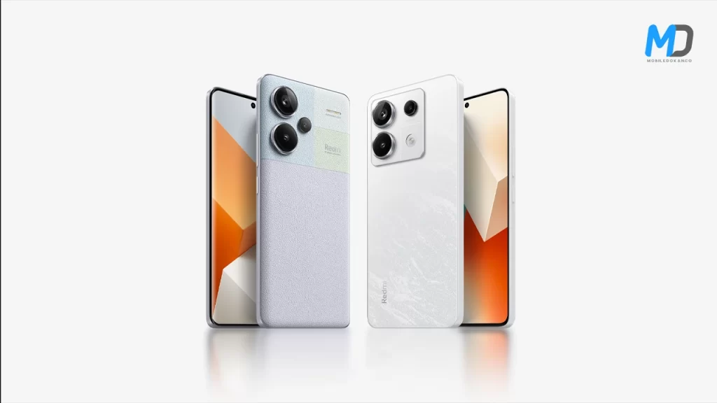 Redmi Note 13 Pro and 13 Pro+ renders