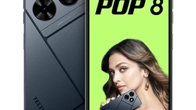 Tecno Pop 8 (India) Gravity Black