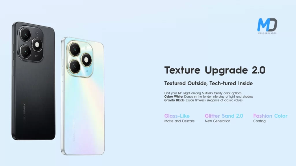 Tecno Spark 20 Colors