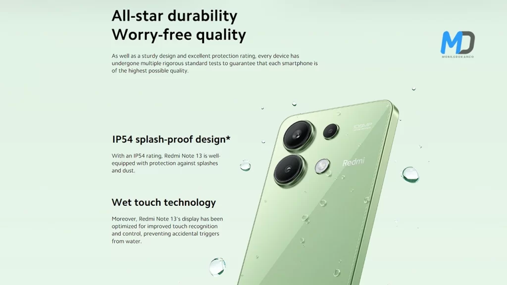 IP64 Splash-Proof