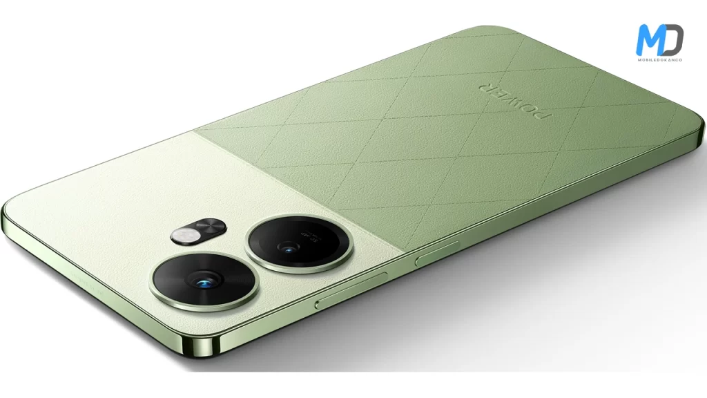 itel P55+ back panel design