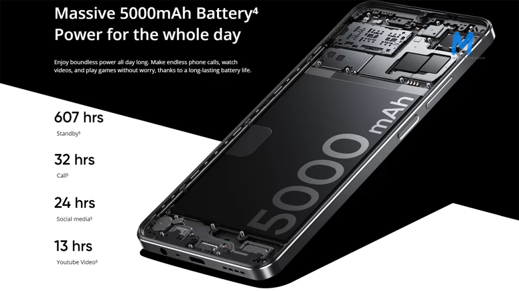 5000mAh Battery