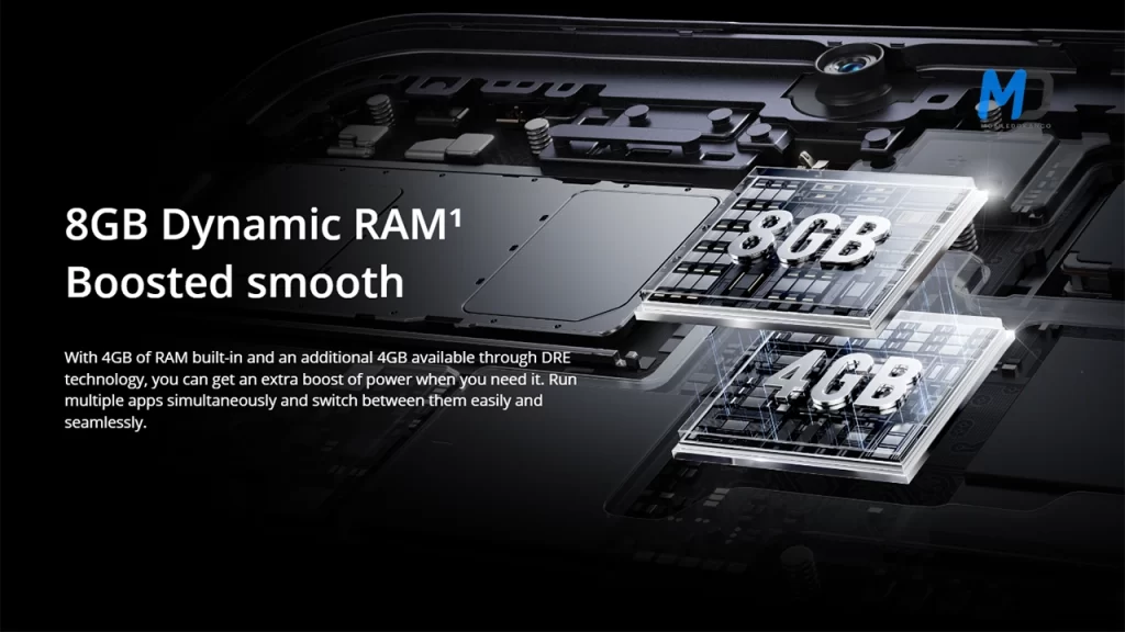 Realme Note 50 8GB Dynamic RAM
