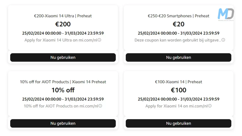 Xiaomi 14 Ultra discount coupons