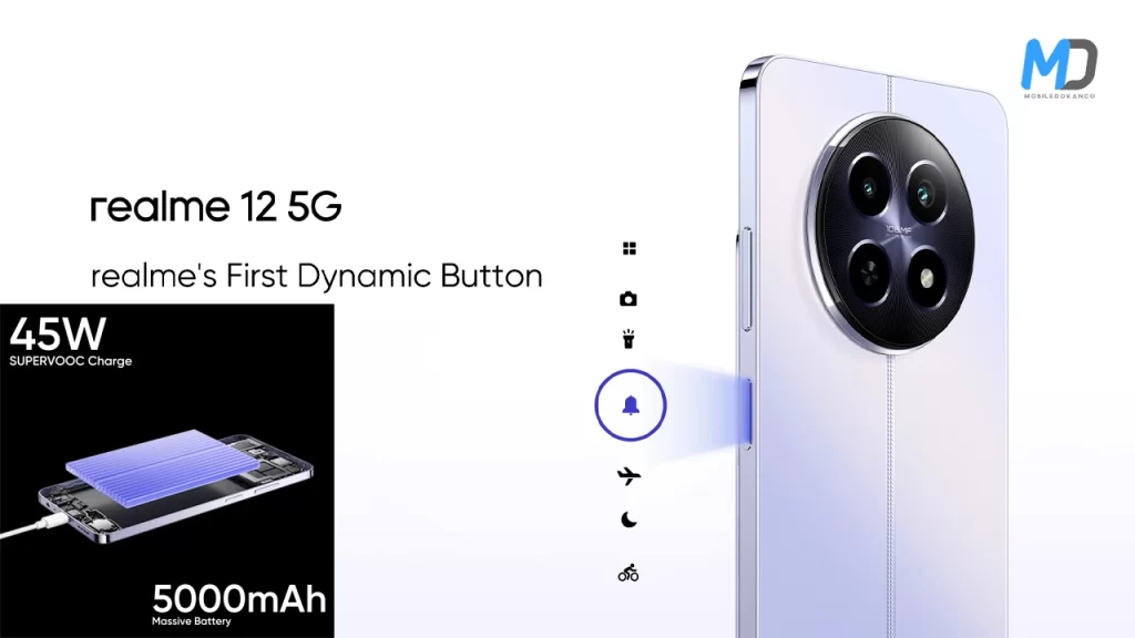 Realme 12 Battery and Dynamic features