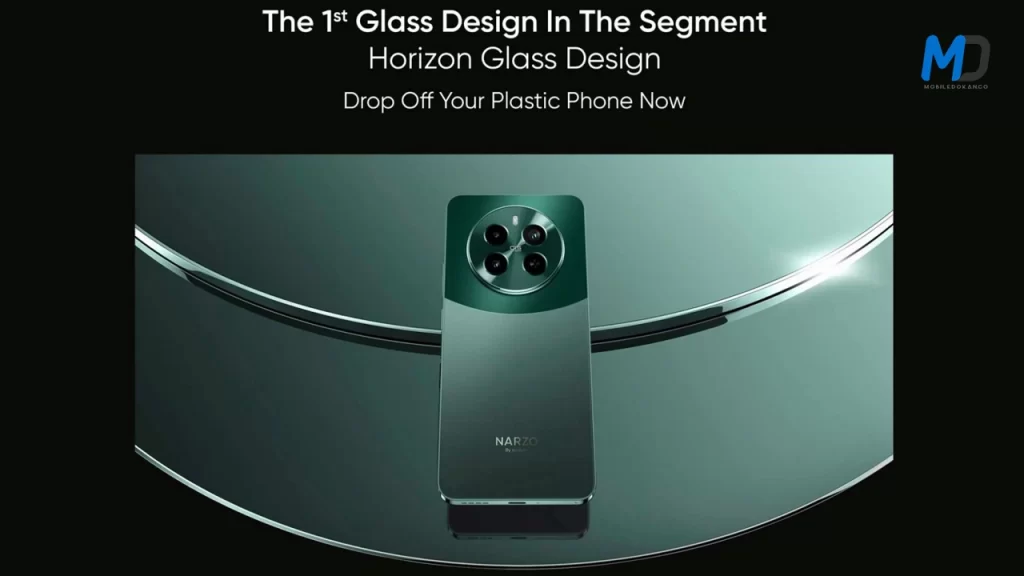 Realme Narzo 70 Pro 5G premium glassy design