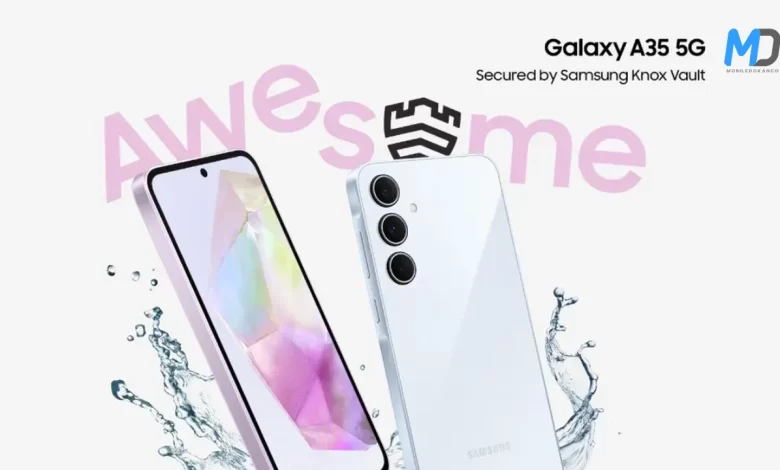 Samsung Galaxy A35 5G launched with an Exynos 1380 chip, a 120HZ Super AMOLED display, and a 5000mAh battery, check pricing and availability here