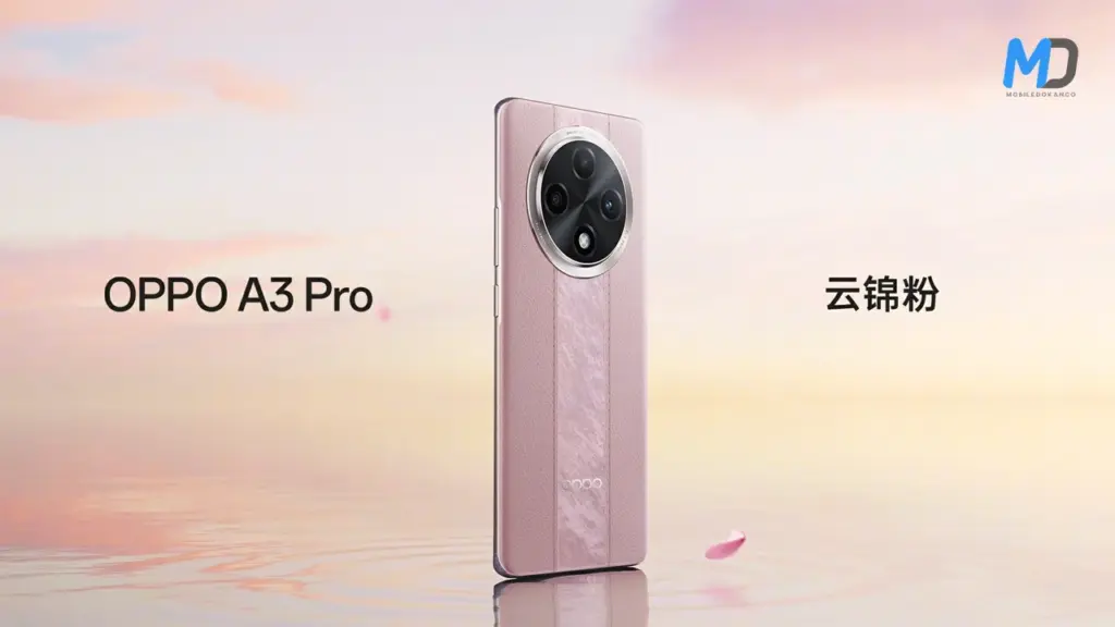 Oppo A3 Pro Yun Jin Powder rose