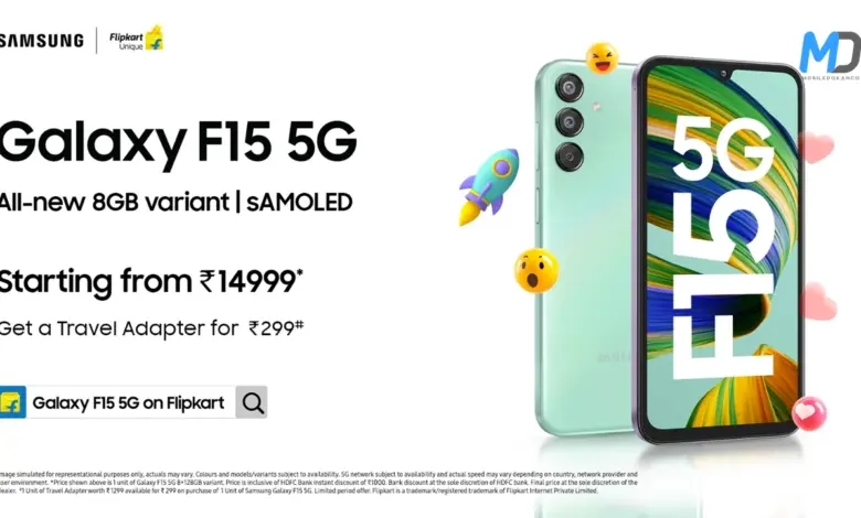 Samsung Galaxy F15 5G is available now in 8GB+128GB variant in India