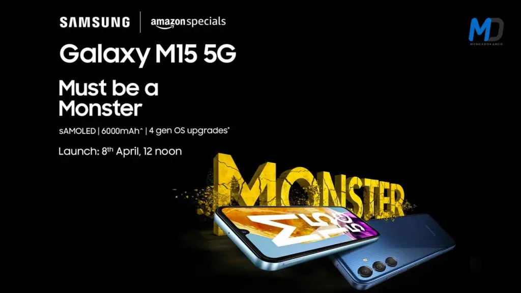 Samsung Galaxy M15 5G launch poster