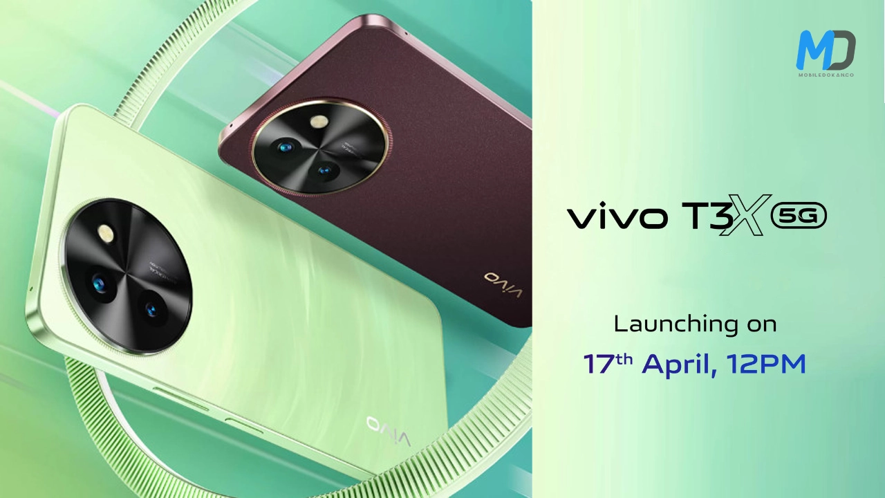 Vivo T3x 5G launching on April 17 in India
