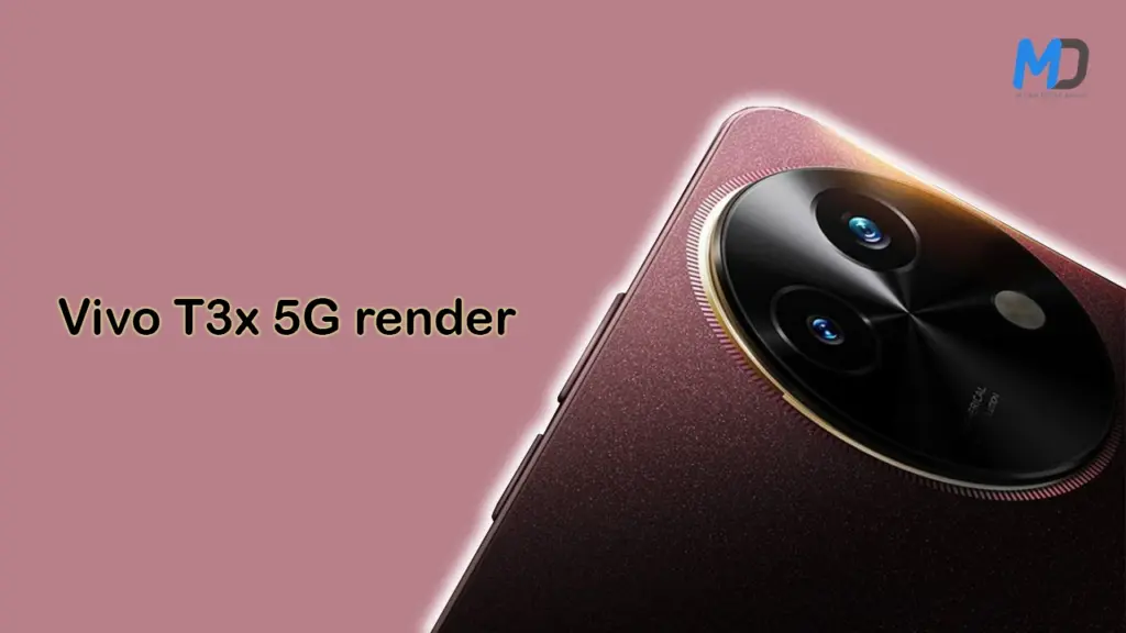 Vivo T3x 5G render