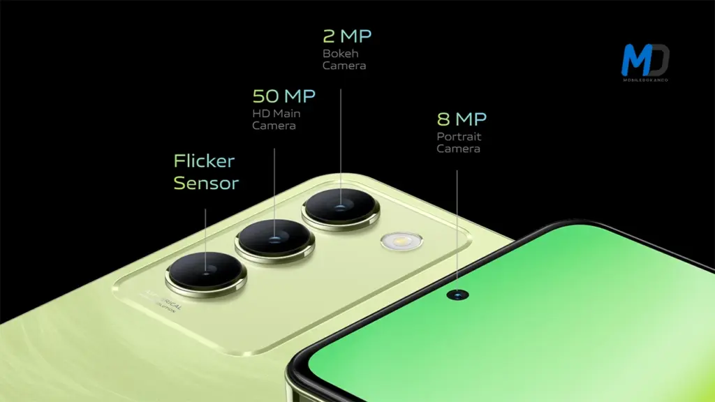 50MP Main and 8MP Selfie camera