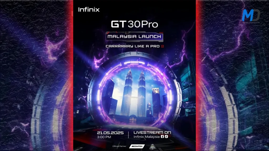 Infinix GT 30 Pro launch teaser