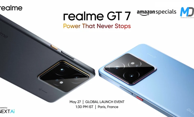 Realme GT 7 to launch globally on May 27