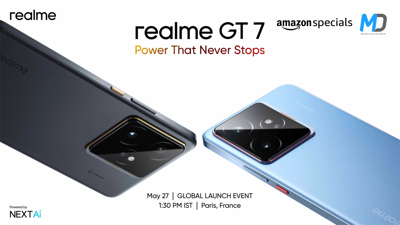 Realme GT 7 to launch globally on May 27