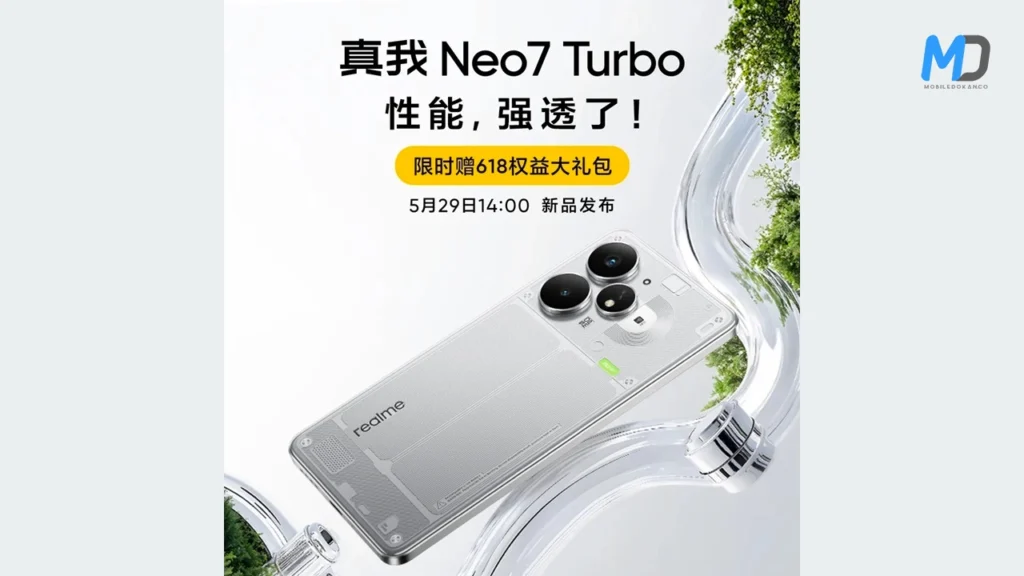 Realme Neo 7 Turbo Launch teaser