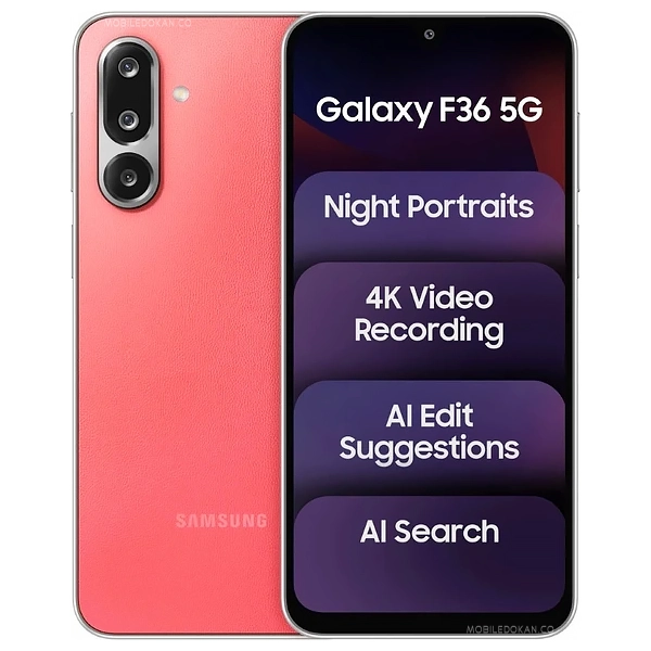 Samsung Galaxy F36 Coral Red