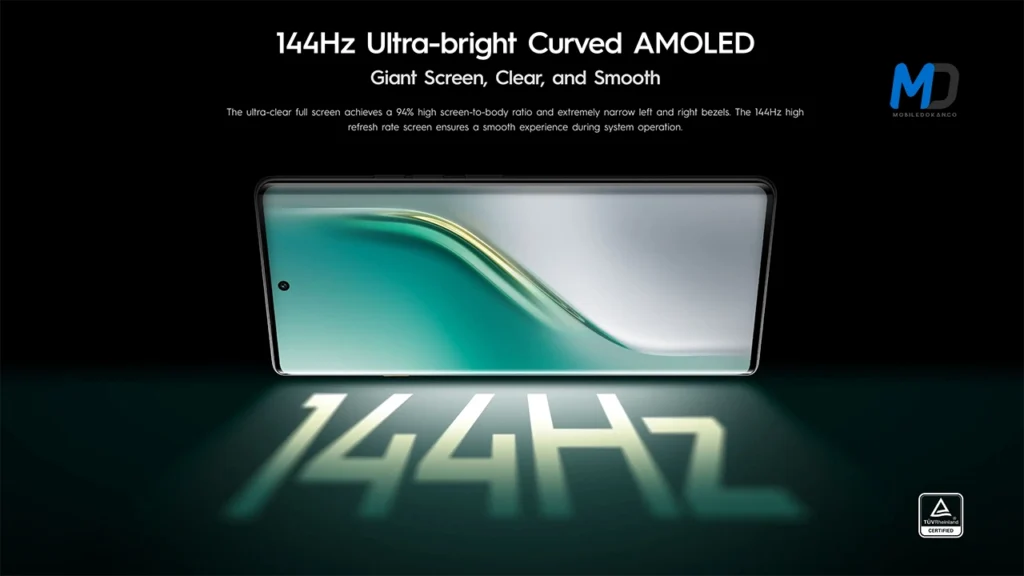 144Hz Curved AMOLED panel