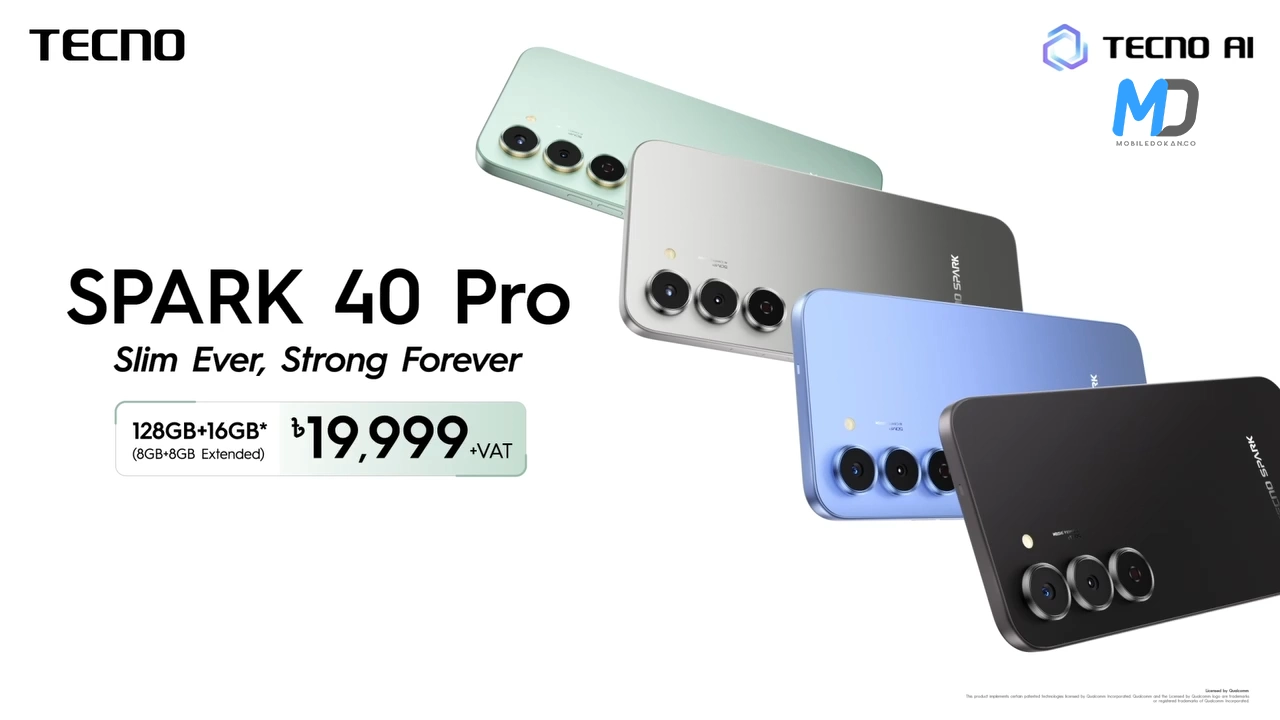 Tecno Spark 40 Pro Officially Launched in Bangladesh